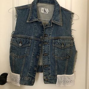 calvin klein | denim vest
